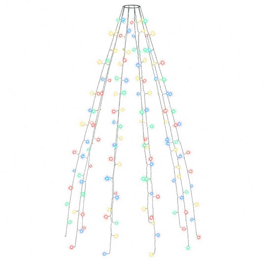 Christmas Tree Net Lights with 150 LEDs Colourful 150 cm