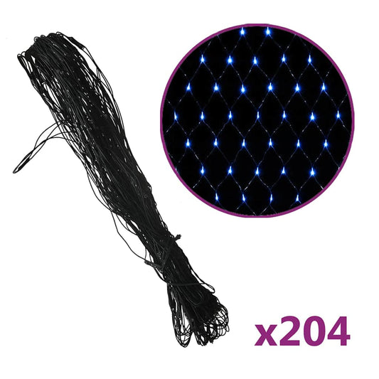 Christmas Net Light Blue 3x2 m 204 LED Indoor Outdoor