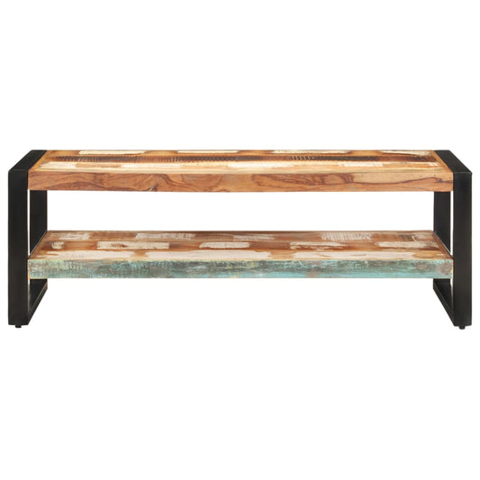 Coffee Table | Mixed | Solid reclaimed wood and powder-coated iron