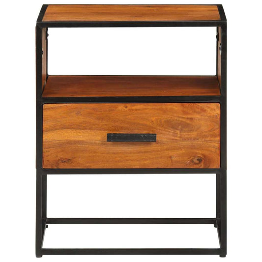 Bed Cabinet | Honey brown and black