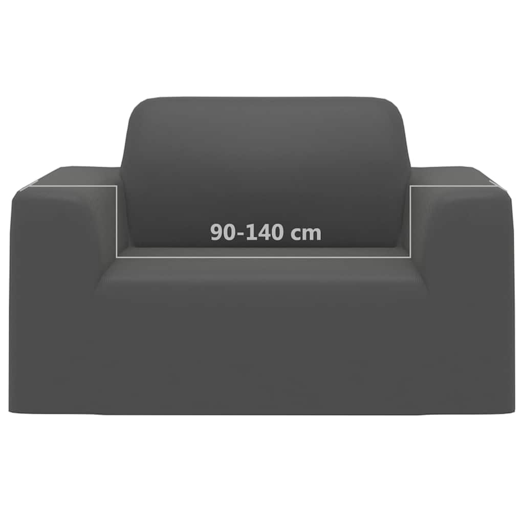 Couch Slipcover | Anthracite | Polyester jersey