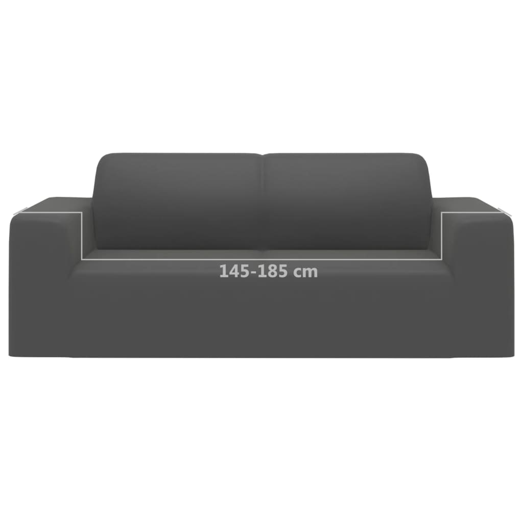 Couch Slipcover | Anthracite | 100% Polyester Jersey