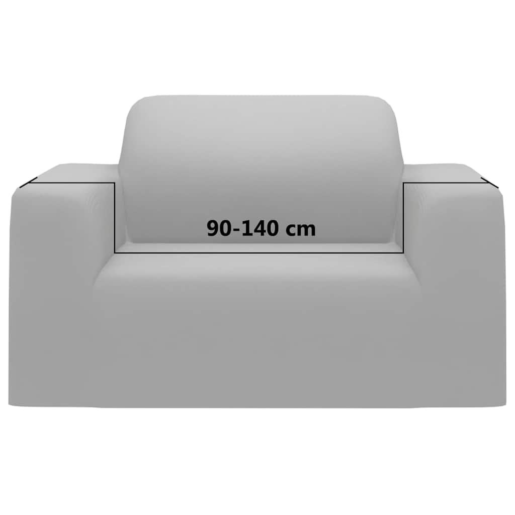 Couch Slipcover | Grey | 100% Polyester jersey | 90-140 cm wide