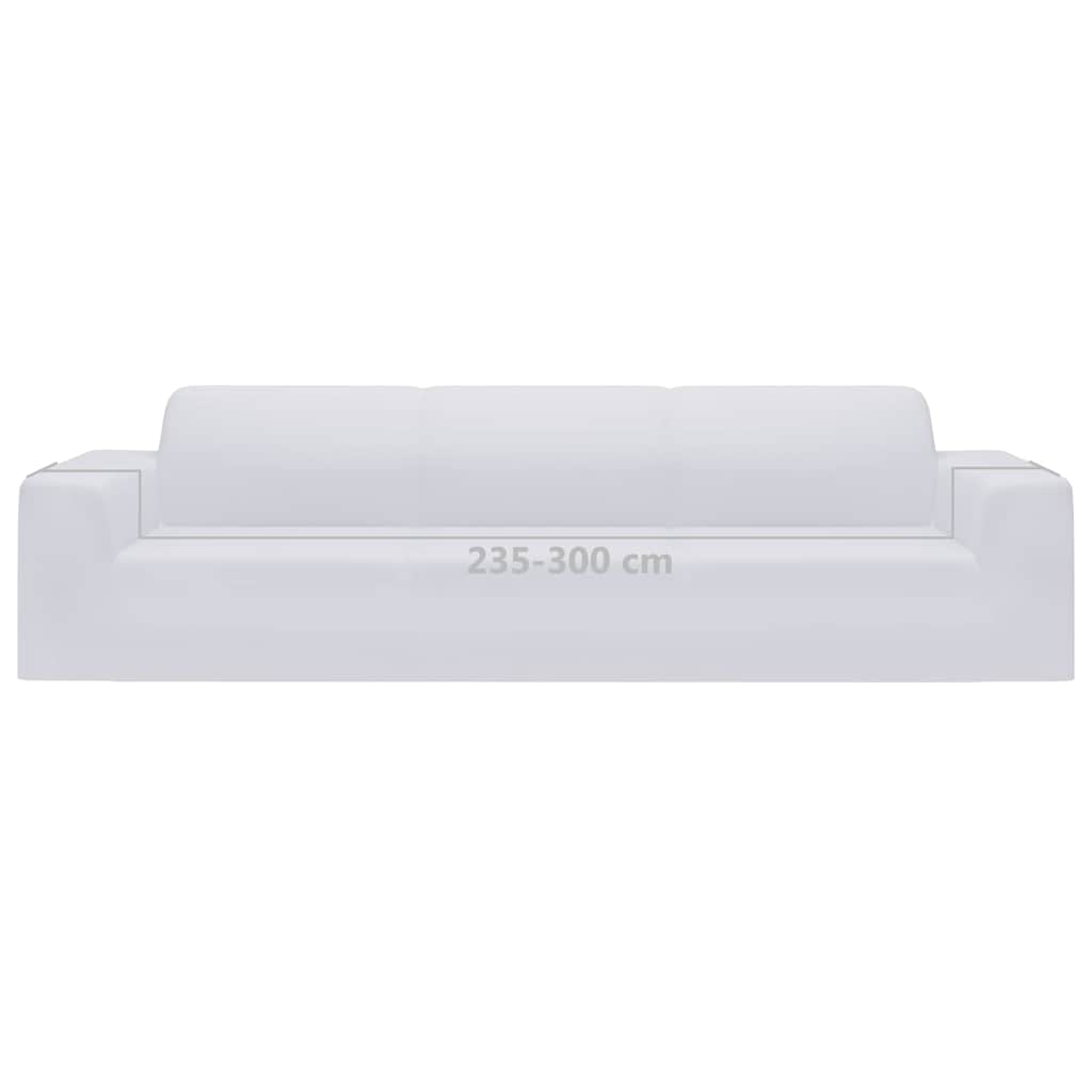 Couch Slipcover | White | 100% Polyester jersey | Large