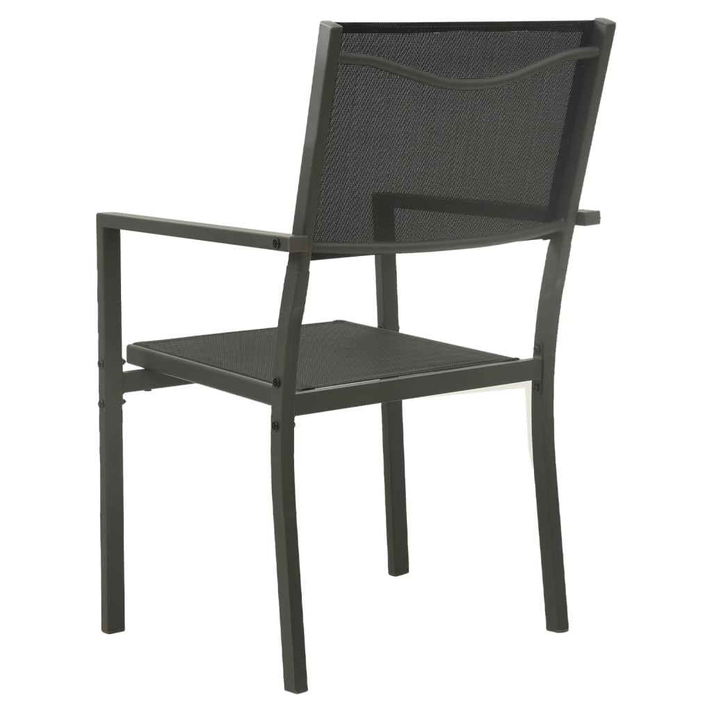 Outdoor Dining Set | Black and Anthracite