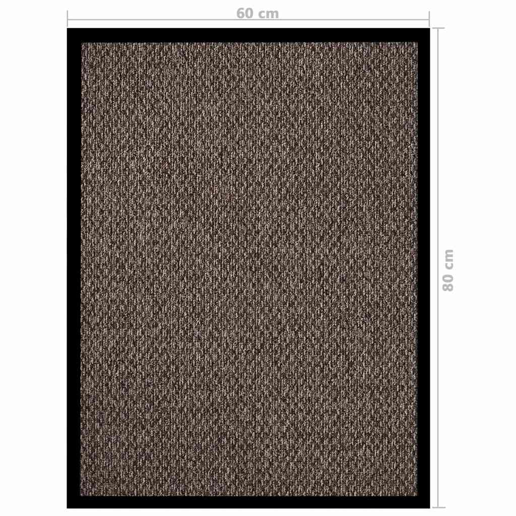 Doormat | Beige | 100% Polypropylene, Vinyl | 60 x 80 cm | Non-slip