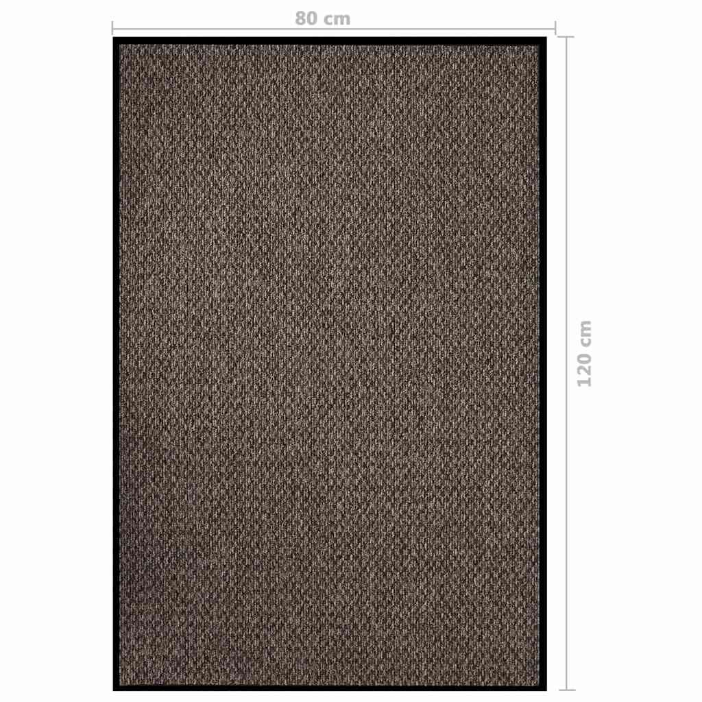 Doormat | Beige | Polypropylene, Vinyl | 80 x 120 cm | Doormat