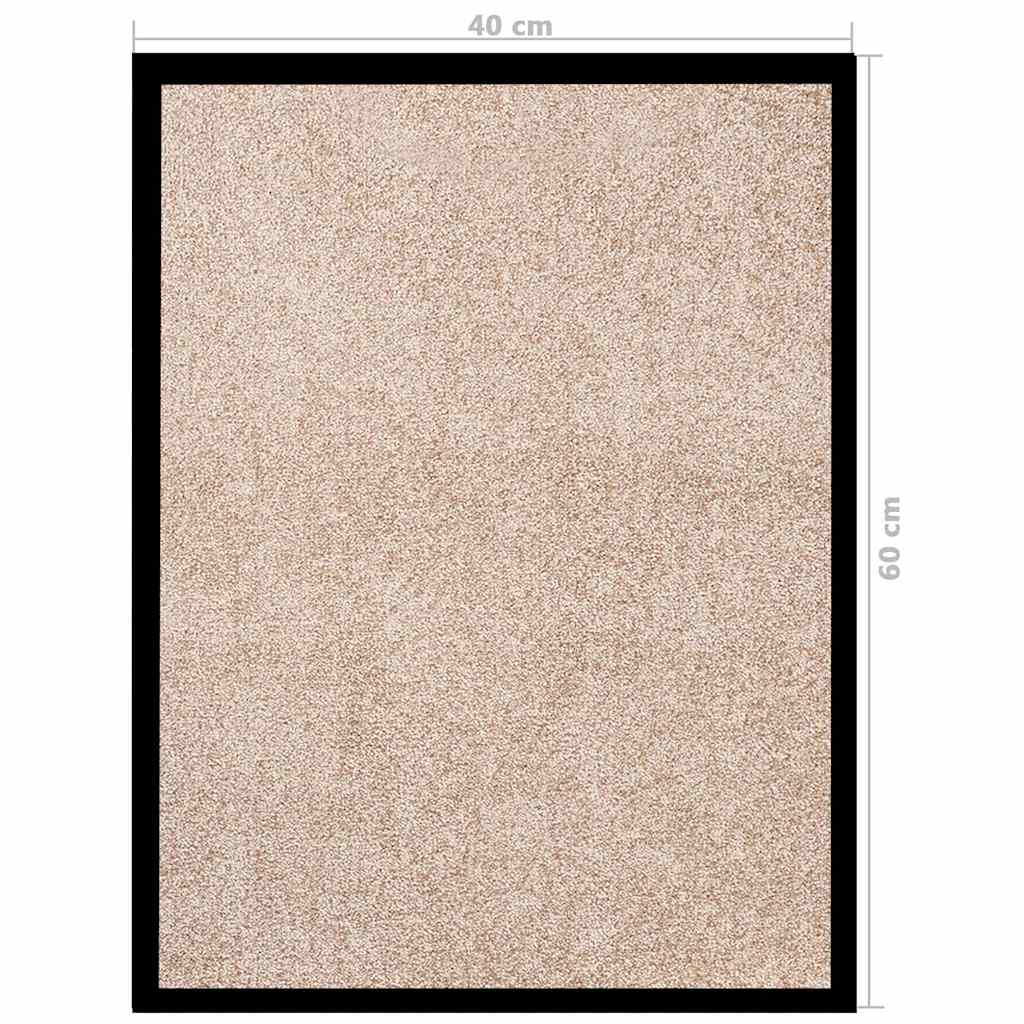 Doormat | Beige | 100% PP twisted heatset | 40 x 60 cm | Doormat