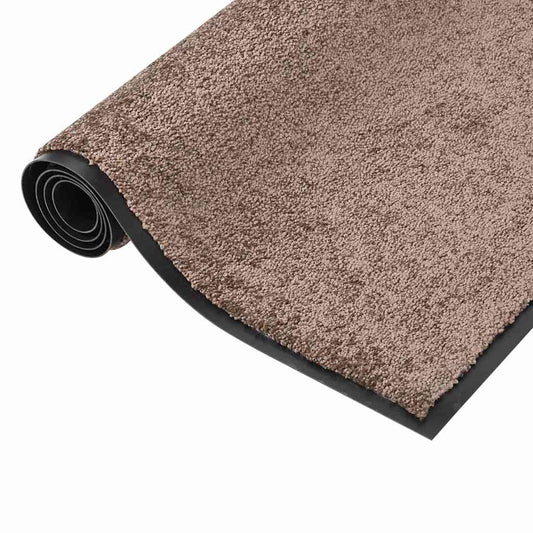 Doormat | Brown | Polypropylene twisted heatset, Vinyl | 80 x 120 cm