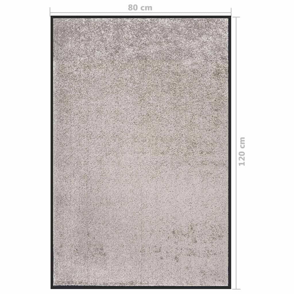 Doormat | Grey | 100% Polypropylene twisted heatset, vinyl | Medium