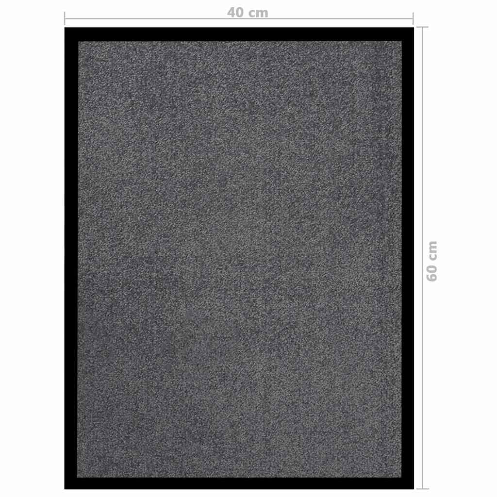 Doormat | Anthracite | 100% Polypropylene twisted heatset, vinyl