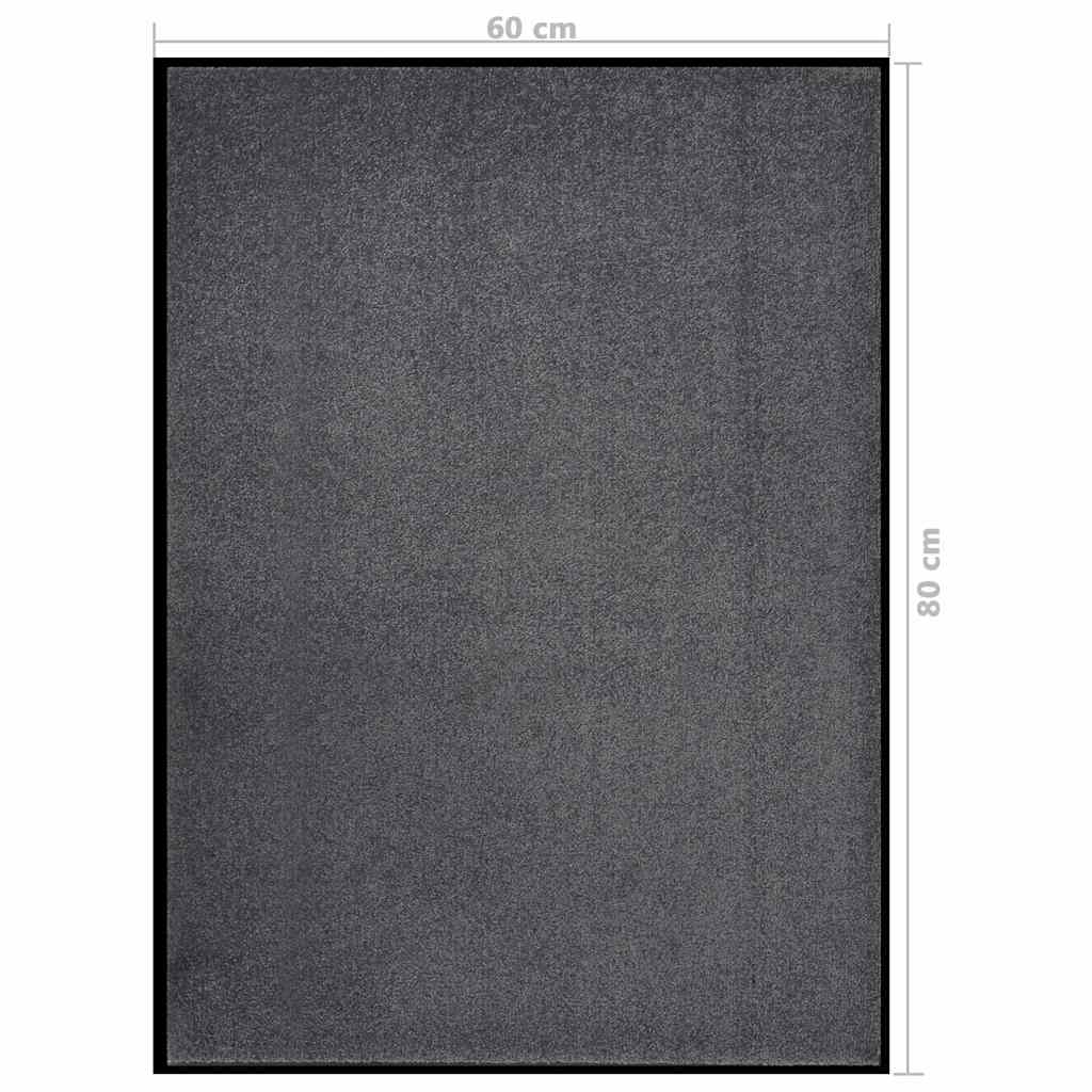 Doormat | Anthracite | 100% Polypropylene and Vinyl | Medium | Non-slip