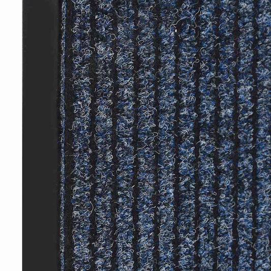 Doormat | Striped Blue | Polypropylene | 40 x 60 cm | Non-slip | Doormat