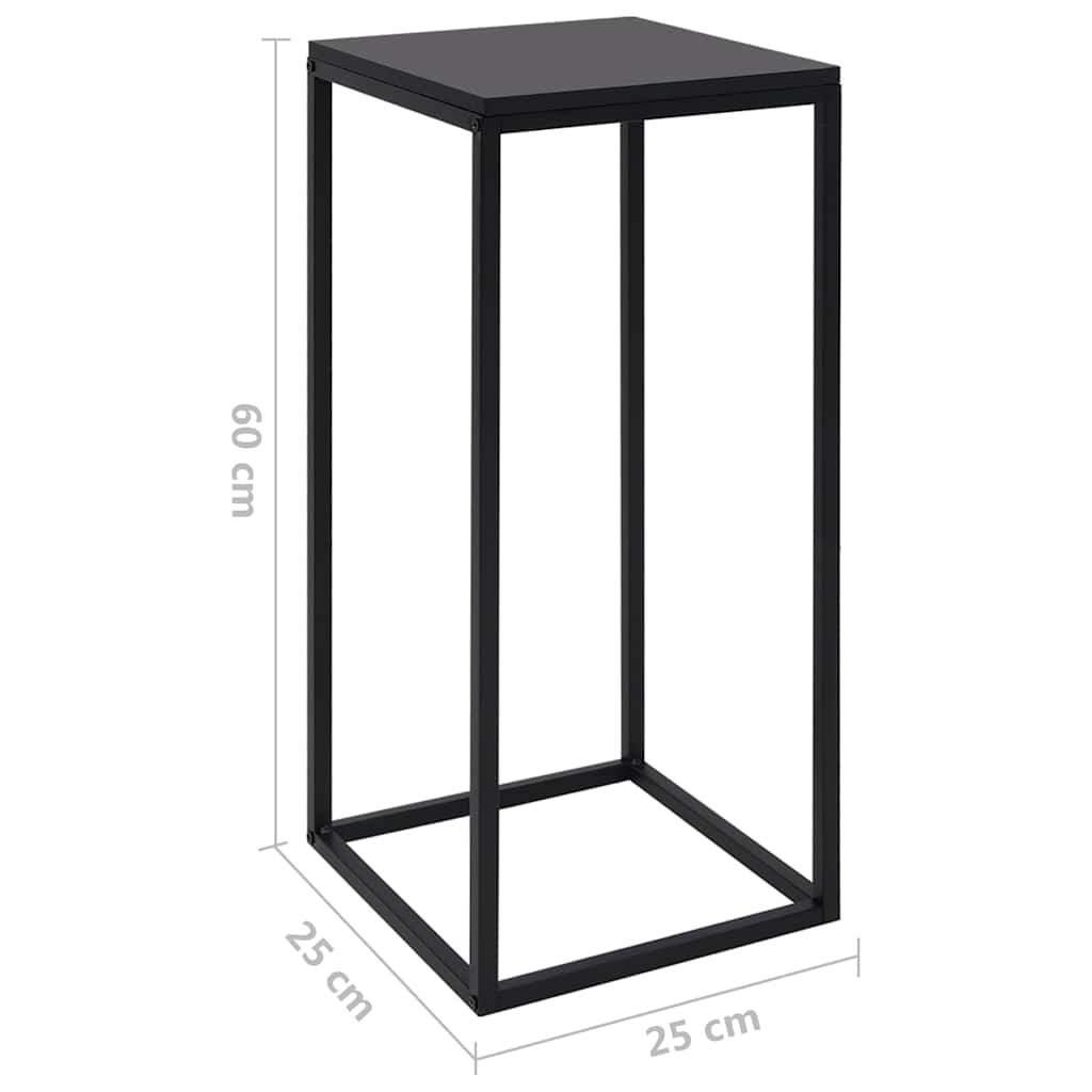 Side Table | Set of 2 | Black | Steel, Engineered wood | Durable