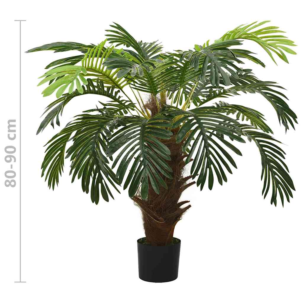 Artificial Cycas Palm | Green | Plastic | Medium | Decorative Inlays
