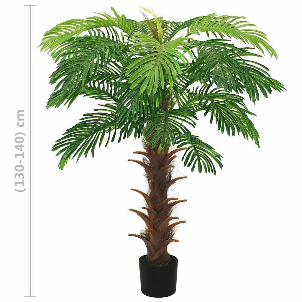 Artificial Cycas Palm | Green | Plastic, Wood | 130-140 cm