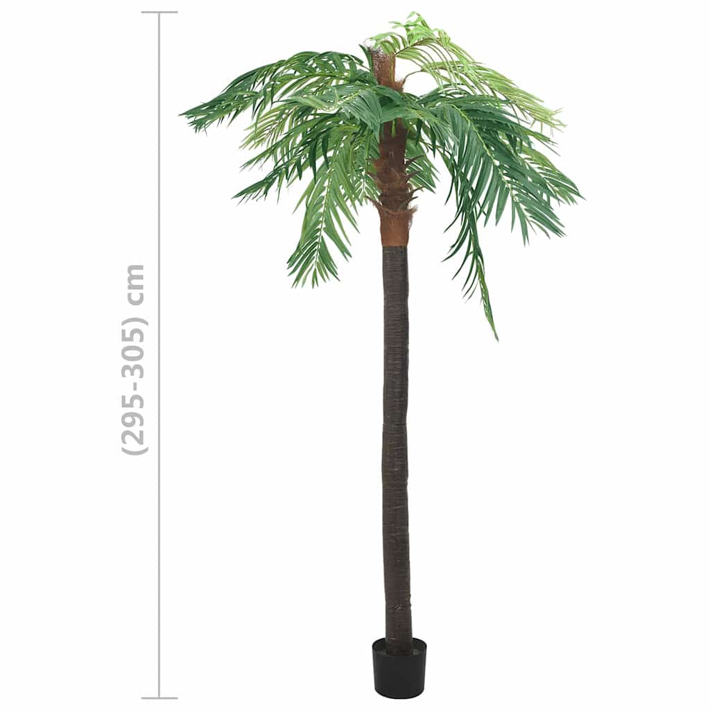 Artificial Phoenix Palm | Green | Plastic | 305 cm | Decorative Inlays