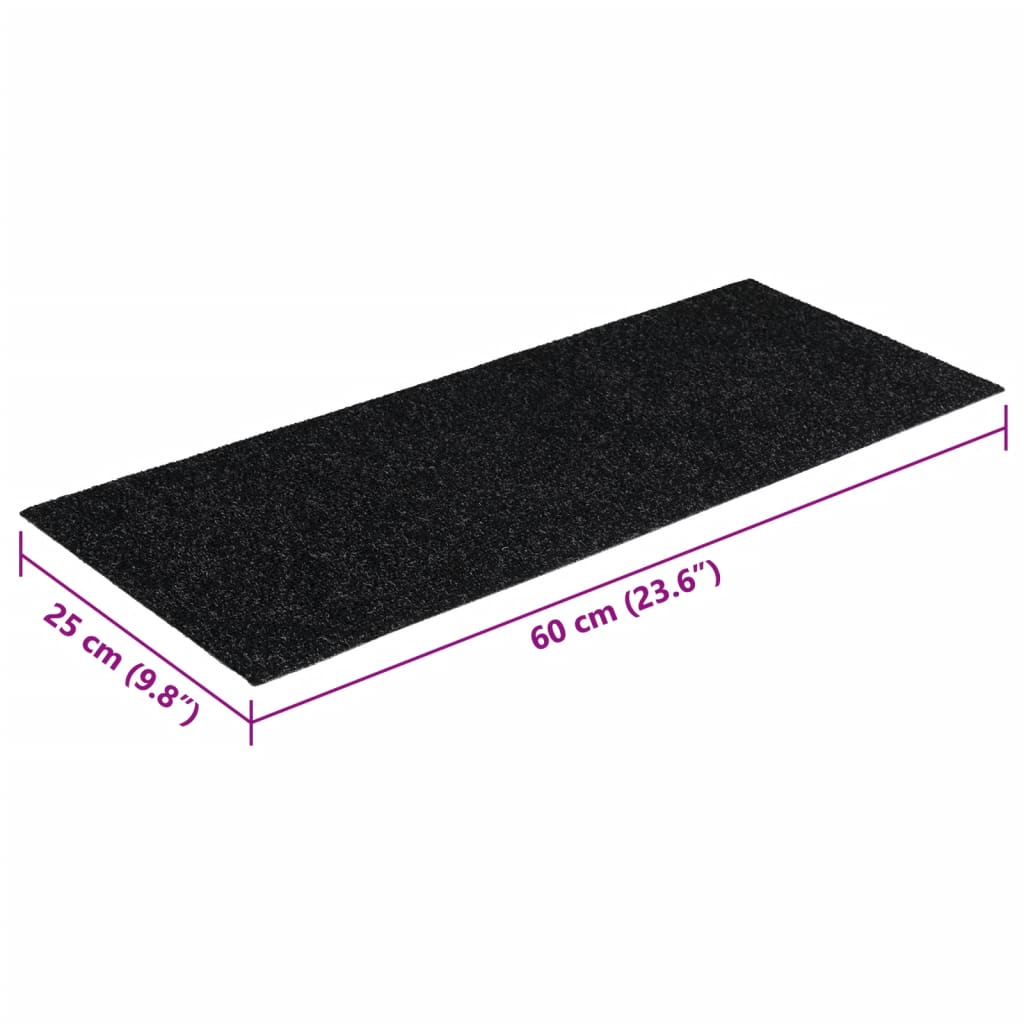 Stair Mat | Set of 15 | Black