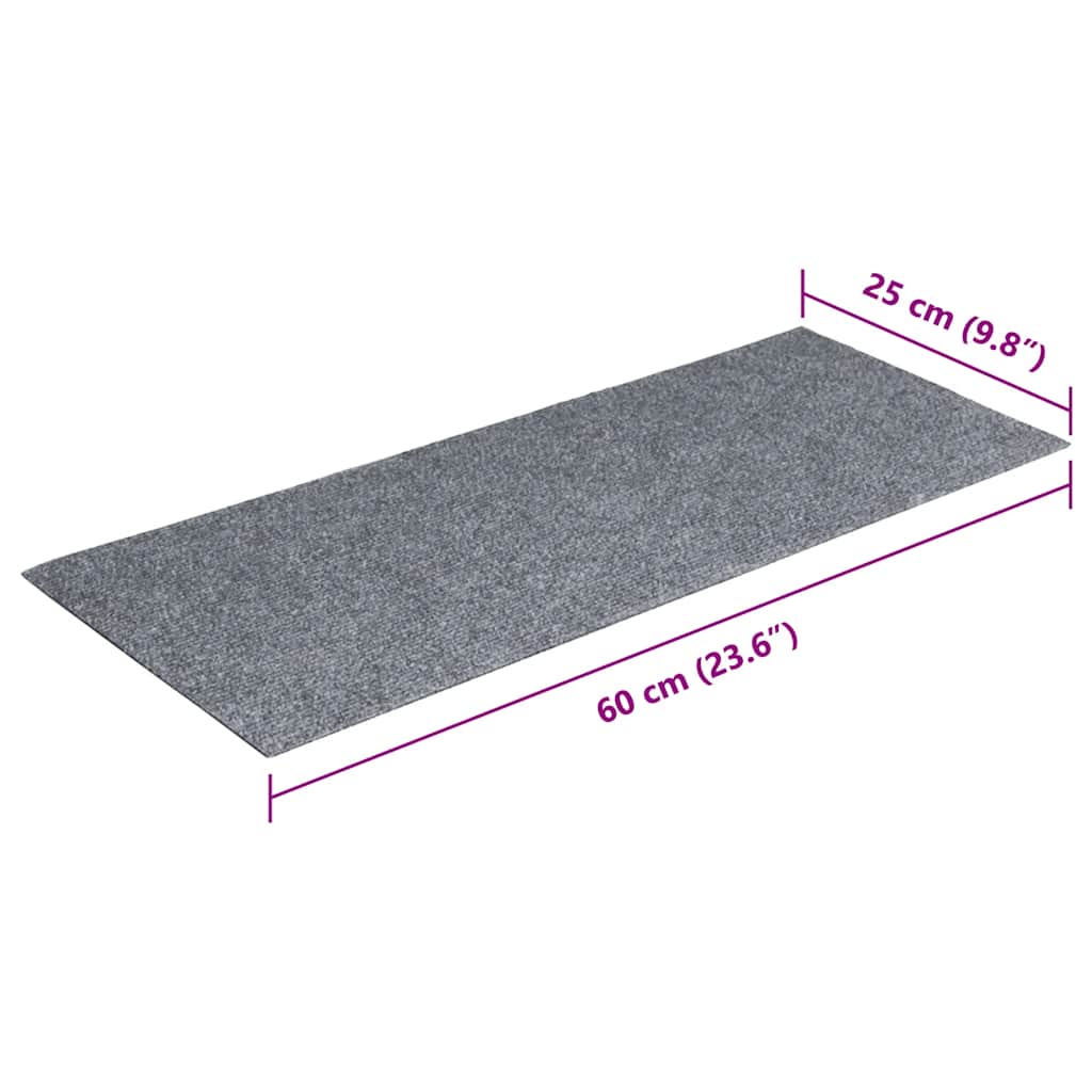 Stair Mat | Set of 15 | Light Grey