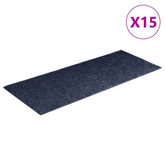 Stair Mat | Set of 15 | Grey blue