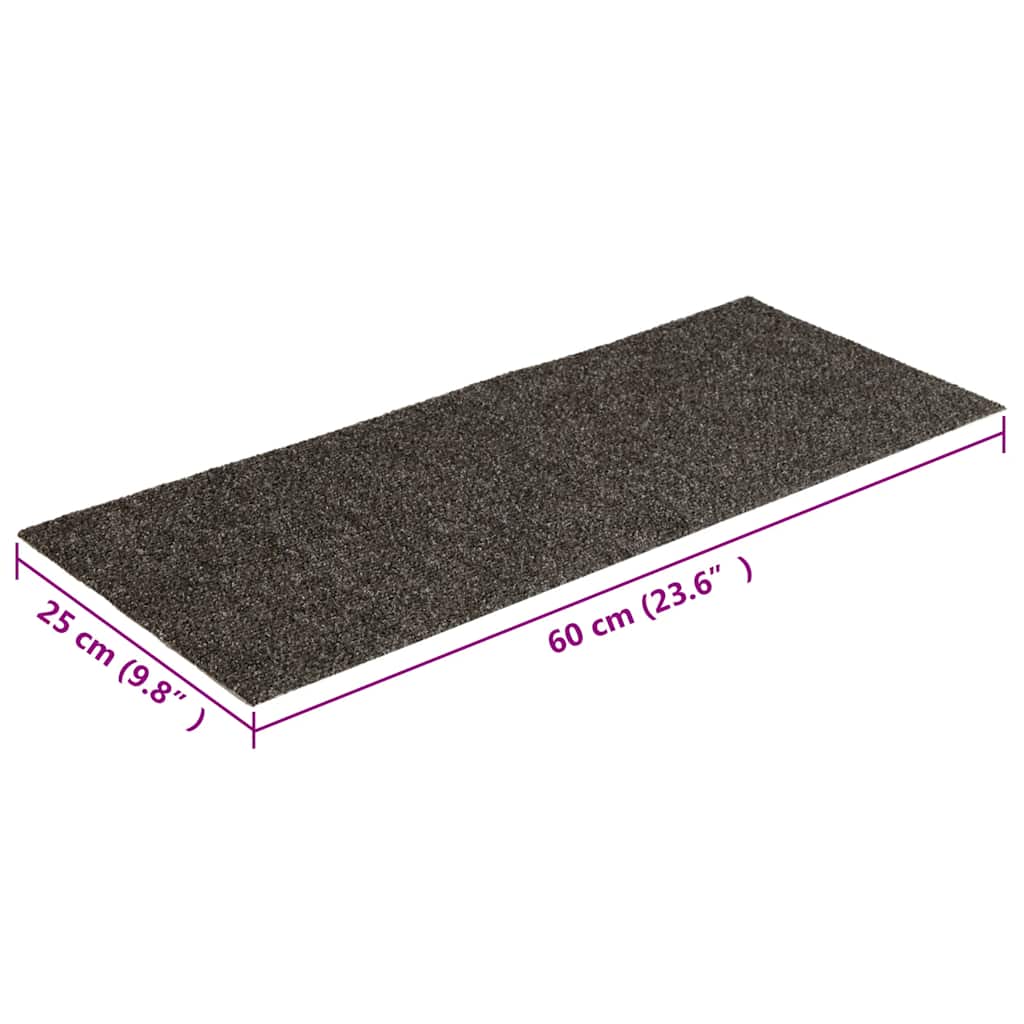 Stair Mat | Set of 15 | Anthracite