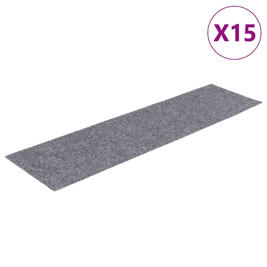 Stair Mat | Set of 15 | Light grey