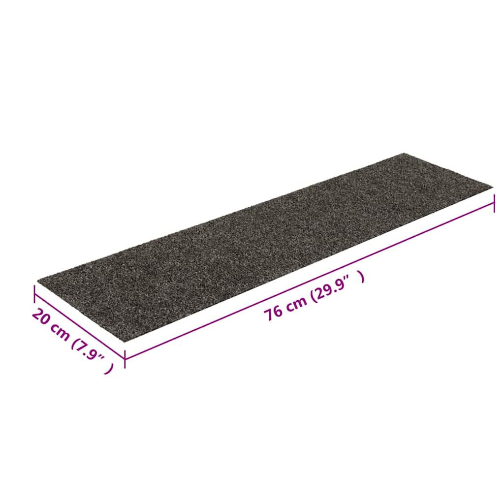 Stair Mat | Set of 15 | Anthracite