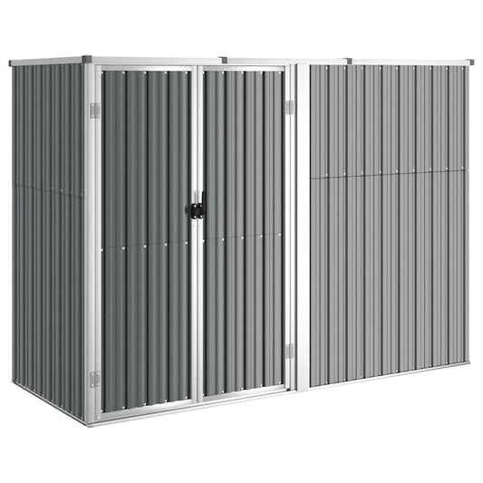 Tool Shed | Grey | Galvanised Steel | Large | Garden Tool Shed