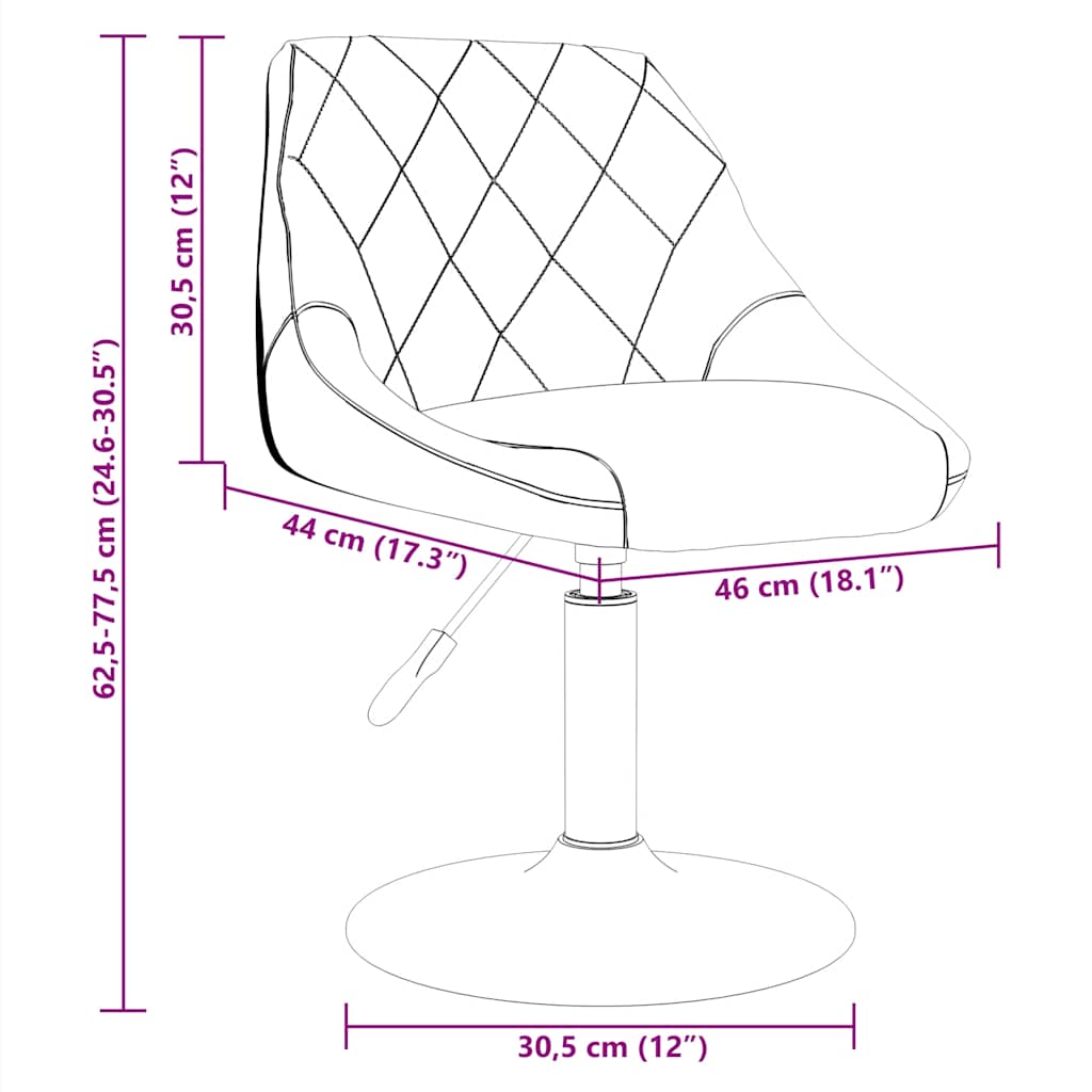 Swivel Dining Chairs 2 pcs Dark Grey Velvet