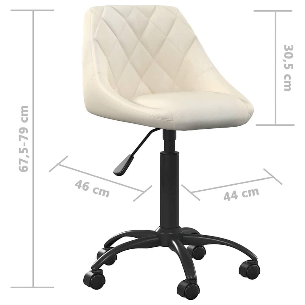 Dining Chair Cream Velvet