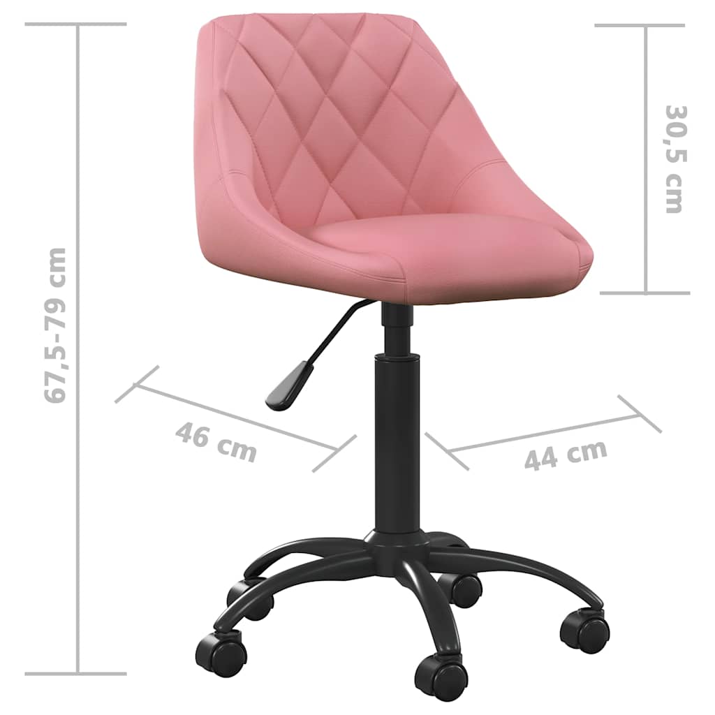 Dining Chair Pink Velvet