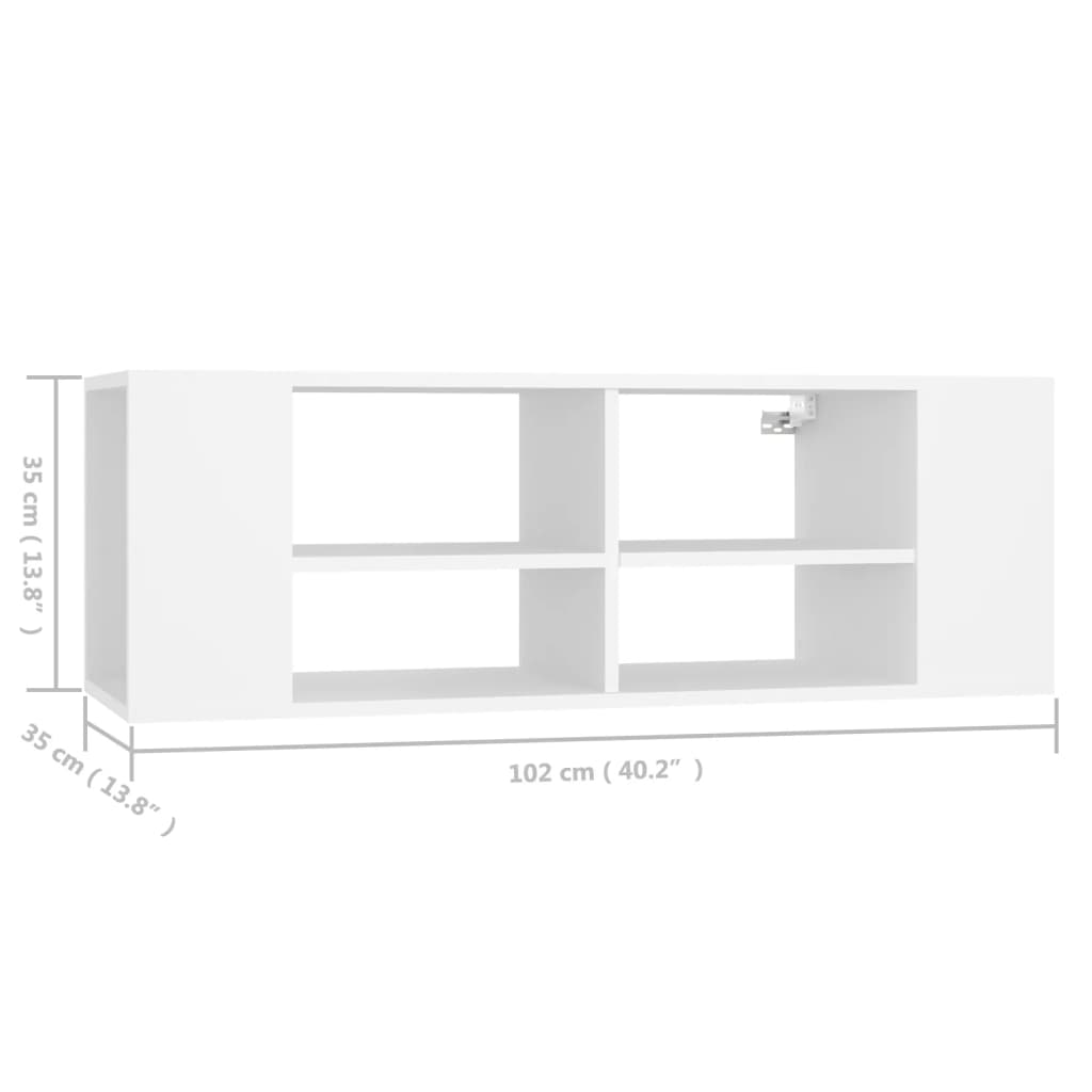 Tv Cabinet | White | Engineered Wood | Medium