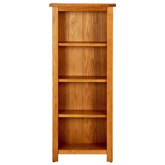 Bookcase | Natural Oak | Solid oak wood with oak veneered MDF | Medium