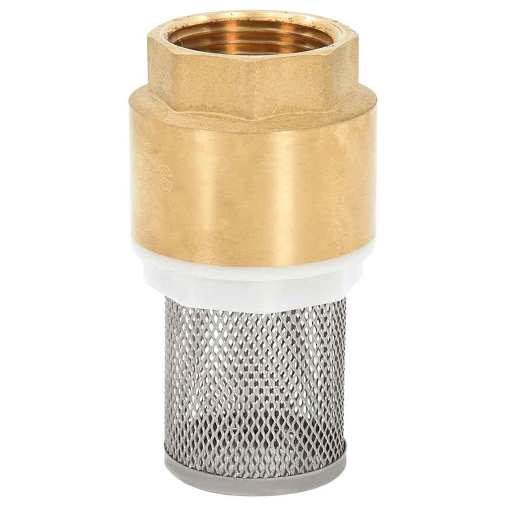 Suction Hose with Brass Connectors Black 1.1" 4 m PVC