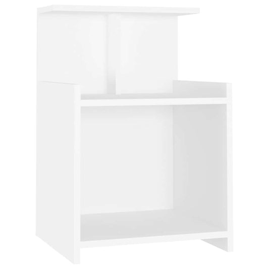 Bed Cabinet | White | Engineered wood | 40x35x60 cm | Bedside Cabinet