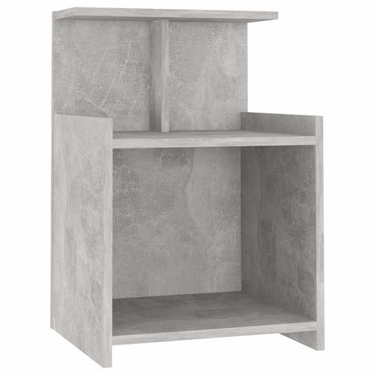 Bed Cabinet | Concrete grey | Engineered wood | 40 x 35 x 60 cm