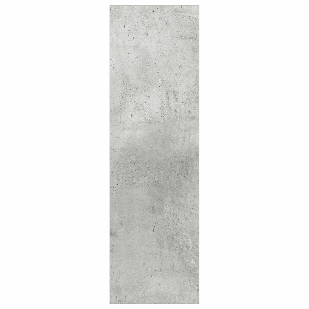 Wall Shoe Cabinets 2 pcs Concrete Grey 80x18x60 cm Engineered Wood