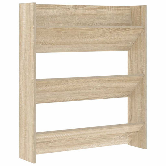 Wall Shoe Cabinet | Sonoma oak | Engineered wood | Medium | Wall mounting
