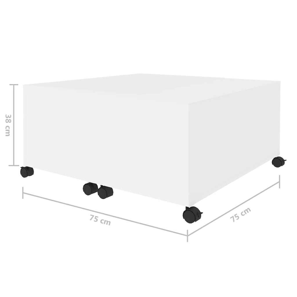Coffee Table | White | Engineered wood | Medium | Extendable