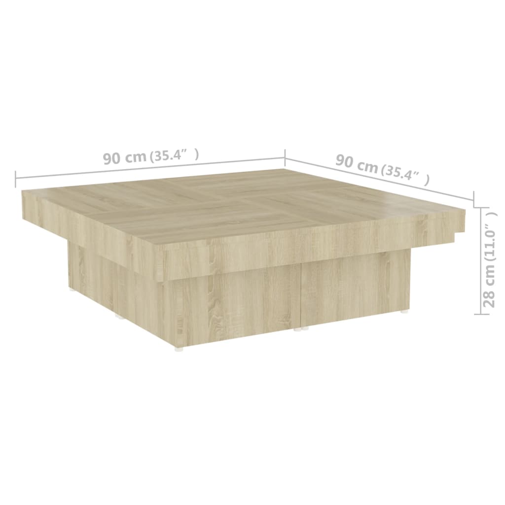 Coffee Table | Sonoma oak | Engineered wood | Modern | Coffee Table