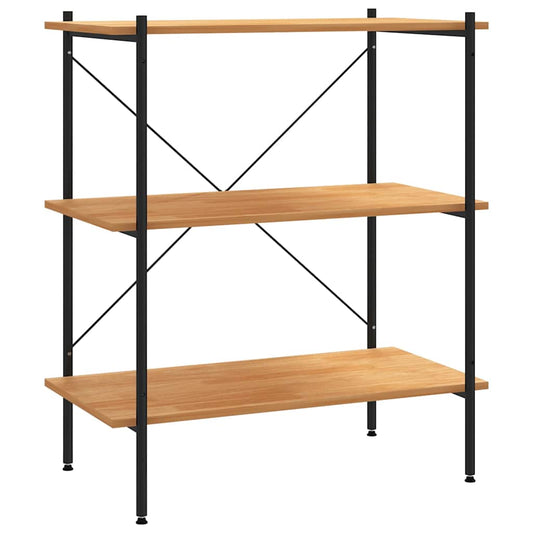 Shelving Unit | Black and Oak | Engineered wood | Medium | Shelving Unit