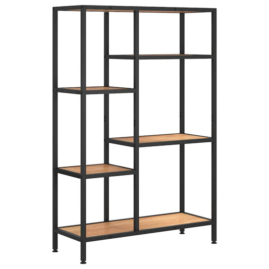Book Shelf | Light brown and black | Engineered wood, Steel