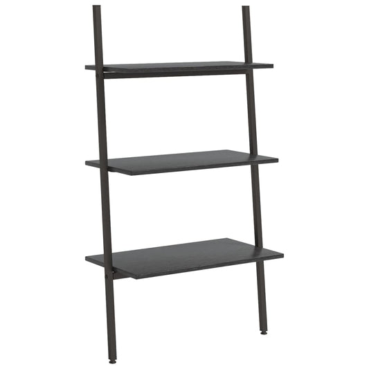 Leaning Shelf | Black | Engineered wood, steel | 116 cm tall