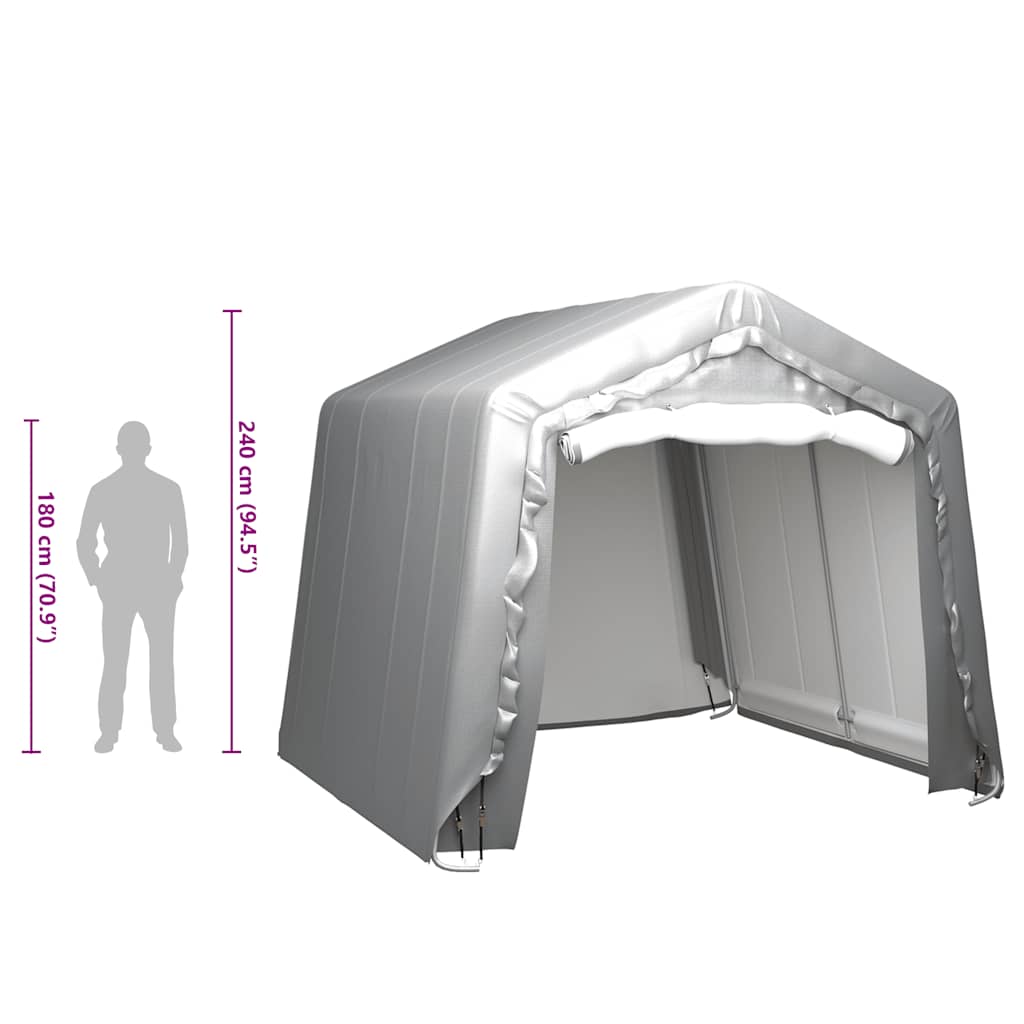 Tent | Steel Grey | PE and galvanised steel | 3m x 3m