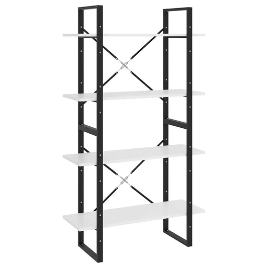 Book Cabinet | White | Engineered wood, metal | Medium | Book Cabinet