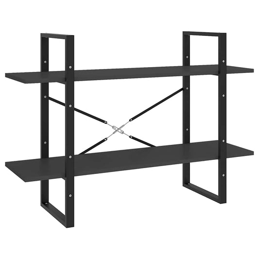 Book Cabinet | Grey | Engineered wood, metal | 100x30x70 cm