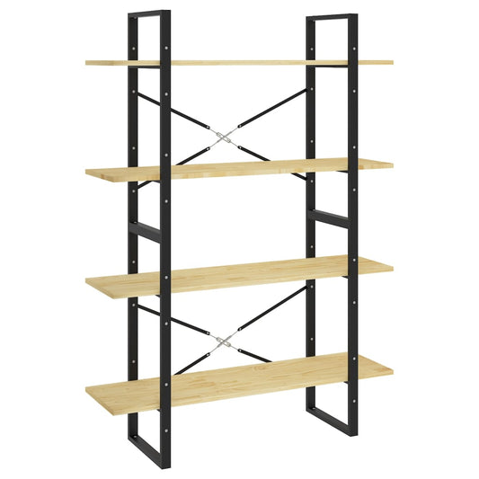 Book Cabinet | Natural pine | Solid pine wood, metal | Large