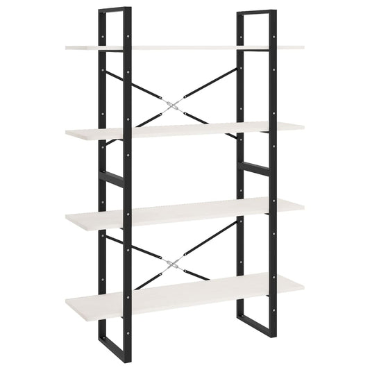 Book Cabinet | White | Solid pine wood, metal | Medium