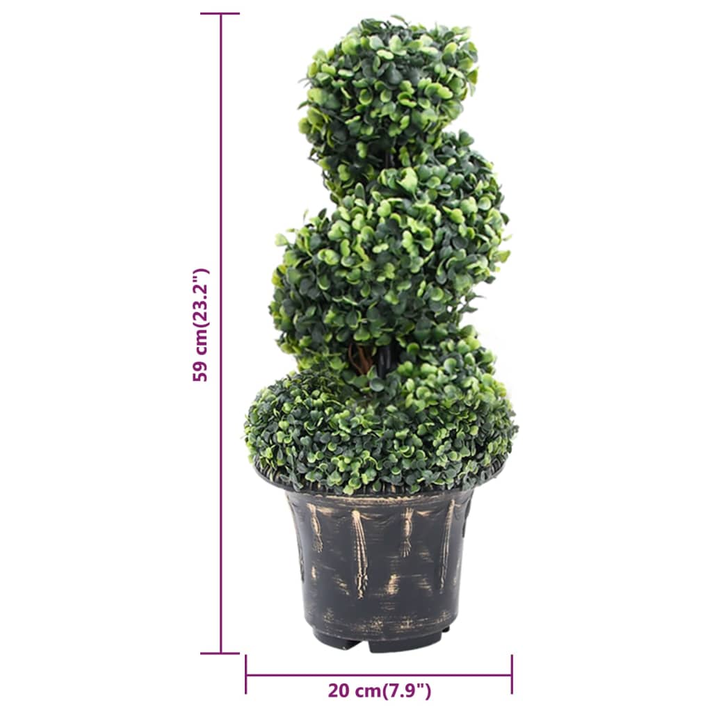 Artificial Plant | Green | Polyethylene, metal, polypropylene | Medium