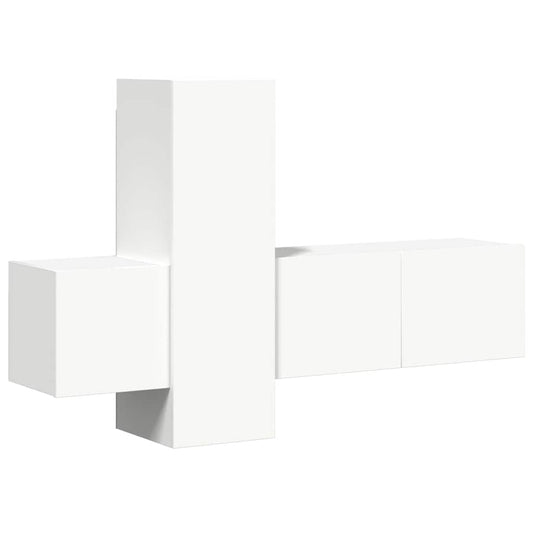 TV Cabinet | White | Engineered wood | Medium | TV Cabinet | Rectangular